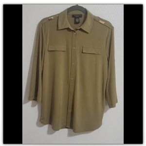 Grace the perfect fit Green top size medium